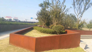松桃耐候钢挡土墙